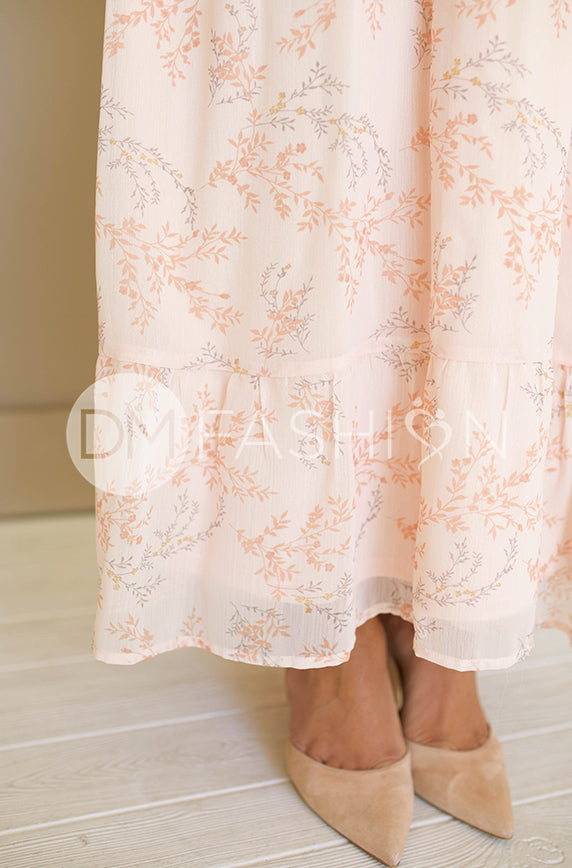 Kami Peach Blossom Dress - DM Exclusive - Bump Friendly