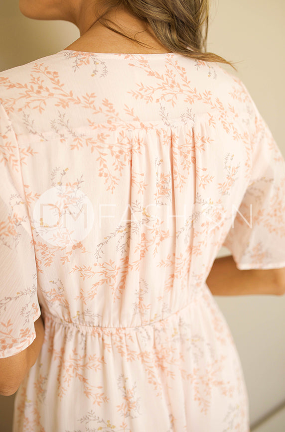 Kami Peach Blossom Dress - DM Exclusive - Bump Friendly