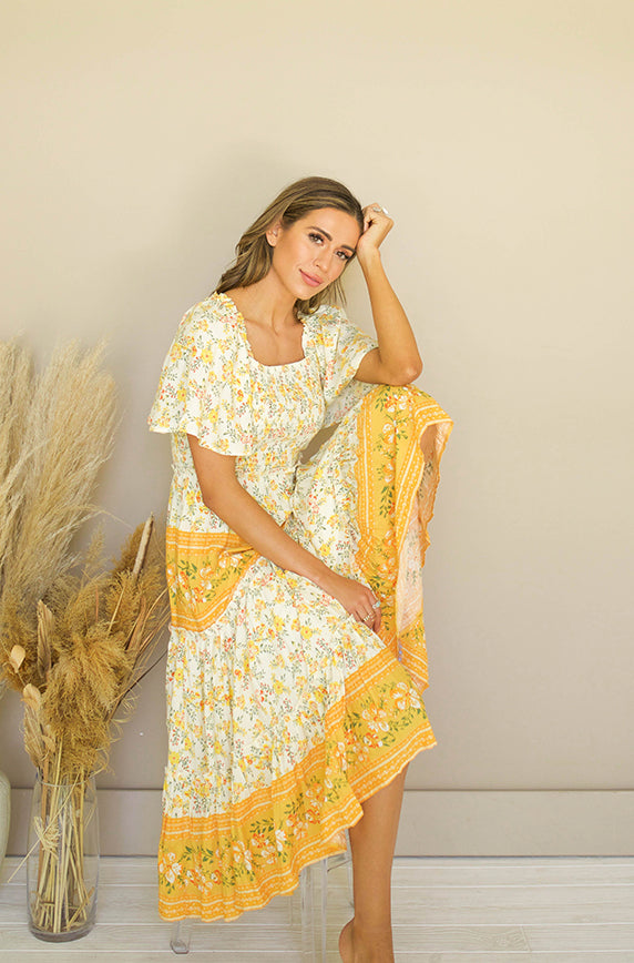 dm fashion dresses Brynn Desert Rose Texture Dress - DM Exclusive - Maternity Friendly main image 0