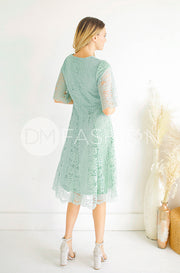Lillian Sage Dress - DM Exclusive