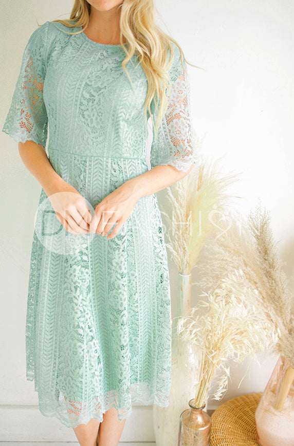 Lillian Sage Dress - DM Exclusive