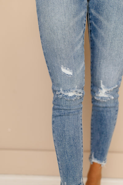 Free Spirit Distressed Skinny Jeans - FINAL SALE - FINAL FEW