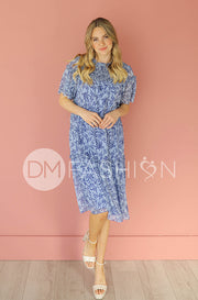 Kara Navy Dress - DM Exclusive