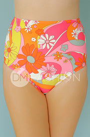 High Waist Bottom - Flower Power
