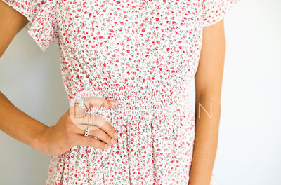 Skyler Hot Pink Blossoms Smocked Maxi Dress – DM Exclusive - Maternity Friendly - FINAL FEW-FINAL SALE