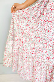 Skyler Hot Pink Blossoms Smocked Maxi Dress – DM Exclusive - FINAL FEW