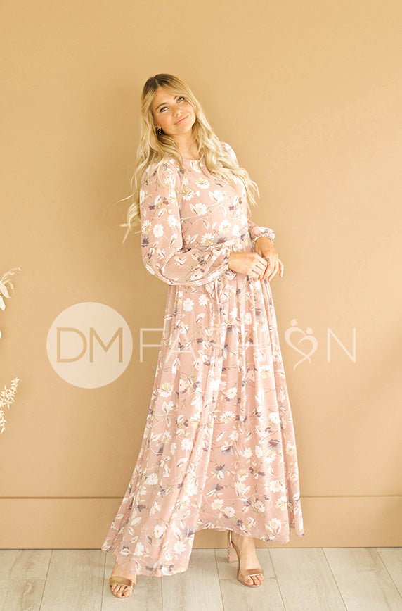 Skye Dusty Rose Floral Maxi - DM Exclusive- FINAL FEW
