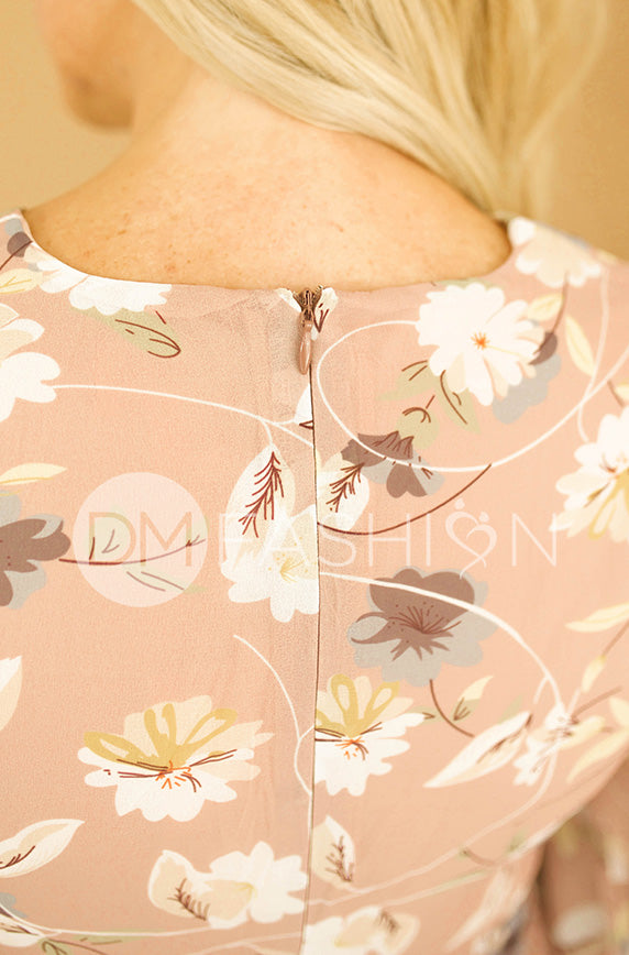 Skye Dusty Rose Floral Maxi - DM Exclusive- FINAL FEW