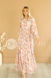 Skye Dusty Rose Floral Maxi - DM Exclusive- FINAL FEW