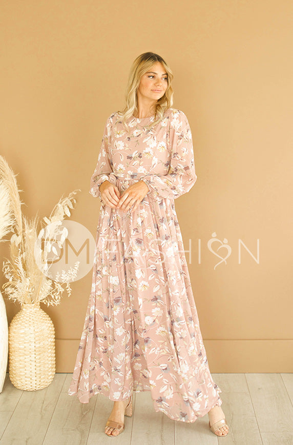 Skye Dusty Rose Floral Maxi - DM Exclusive- FINAL FEW