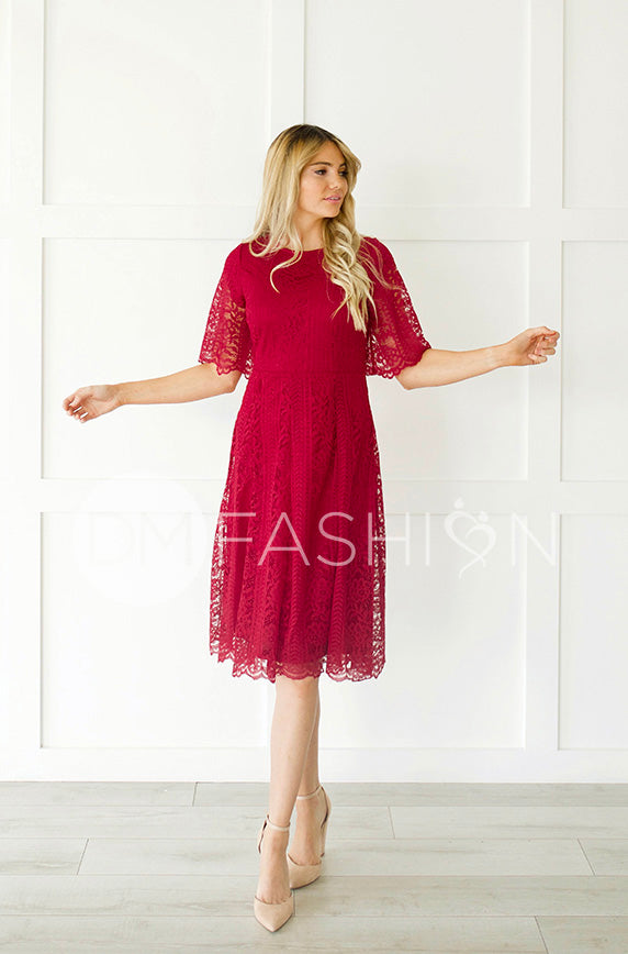 Lillian Chili Pepper Red Dress - DM Exclusive – DM Fashion