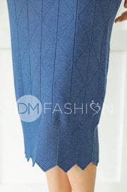 Paris Indigo Blue Sweater Set - Restocked - FINAL SALE
