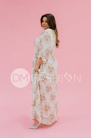 Karina Garden Party Floral Dress - DM Exclusive - Maternity Friendly