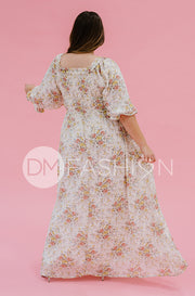 Karina Garden Party Floral Dress - DM Exclusive