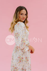Karina Garden Party Floral Dress - DM Exclusive - Maternity Friendly