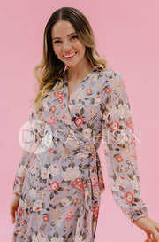 Melanee Misty Garden Wrap Dress - DM Exclusive