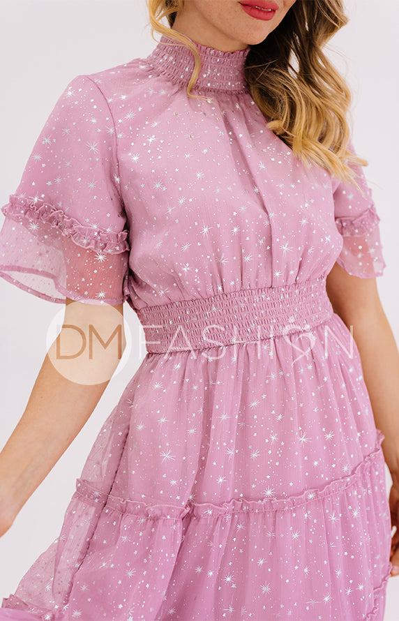 Dakota Orchid Haze Silver Stars Dress - DM Exclusive - Maternity Frien ...