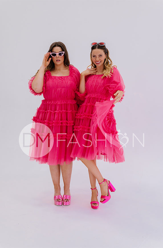 carnation pink bridesmaid dresses Sasha Dress - DM Exclusive asymmetrical neckline with sumptuous Bridesmaid Dress For Cheap farm rio black dress Style:Pre-order Size 0