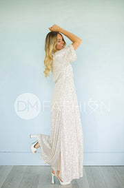 Daphne Champagne Sequin Gown - DM Exclusive