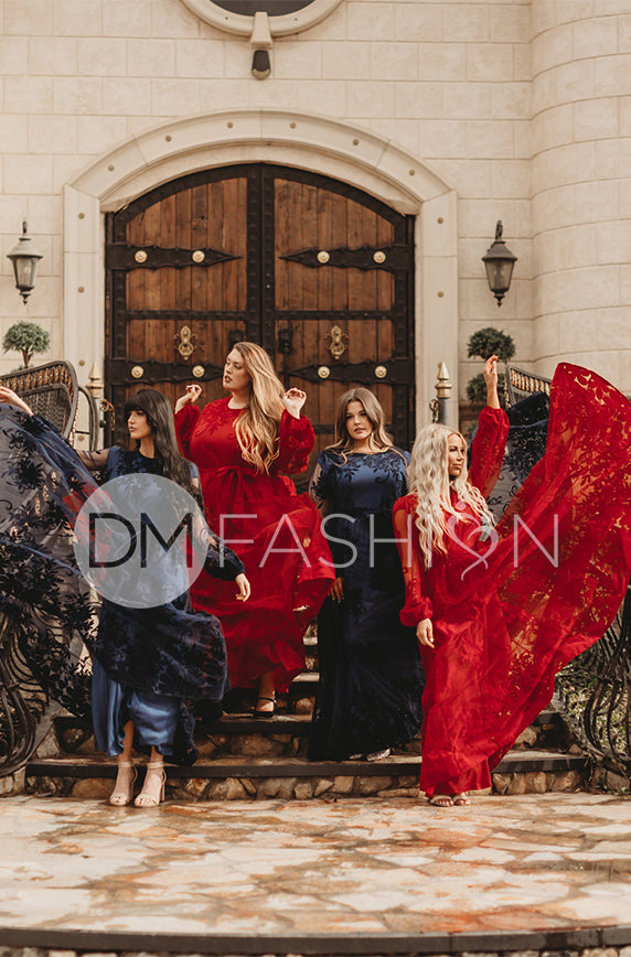 Skye Navy Floral Maxi - DM Exclusive - Restocked