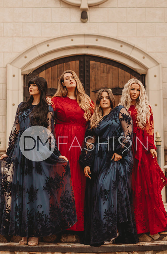 Skye Navy Floral Maxi - DM Exclusive - Restocked