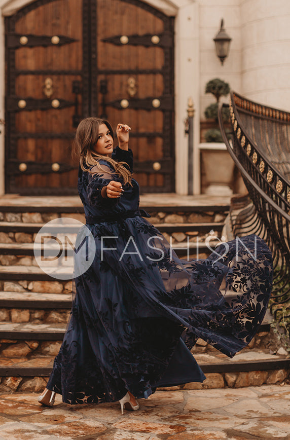 skye floral maxi dress Skye Navy Floral Maxi - DM Exclusive - Restocked