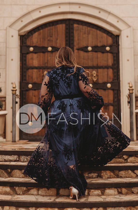 skye floral maxi dress Skye Navy Floral Maxi - DM Exclusive - Restocked