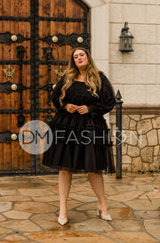 Sasha Black Dress - DM Exclusive - Maternity Friendly