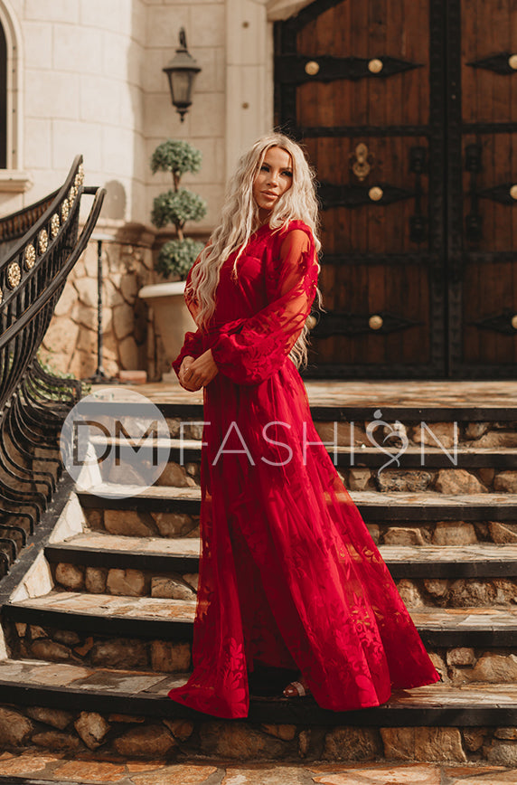 Skye Red Gown - DM Exclusive