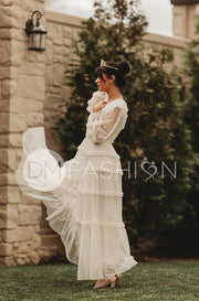 Genevieve Ivory Gown - DM Exclusive