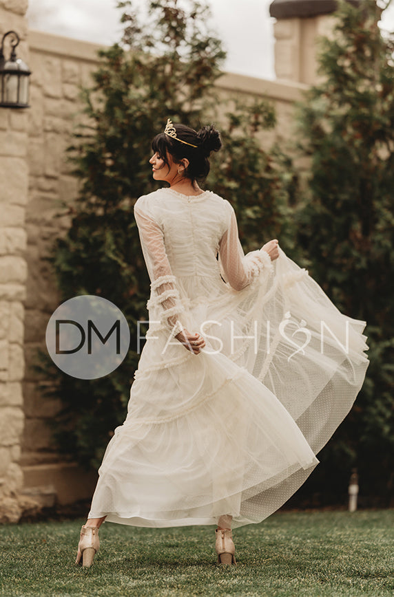 Genevieve Ivory Gown - DM Exclusive