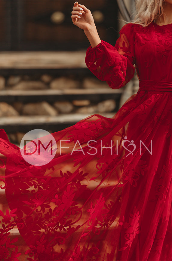 open lace back dress Coral Red Crochet Lace Paneled Maternity Maxi Dress – PinkBlush