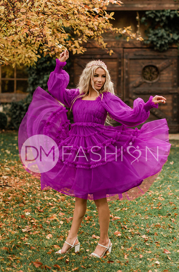 Sasha Purple Potion Dress - DM Exclusive