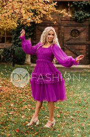 Sasha Purple Potion Dress - DM Exclusive