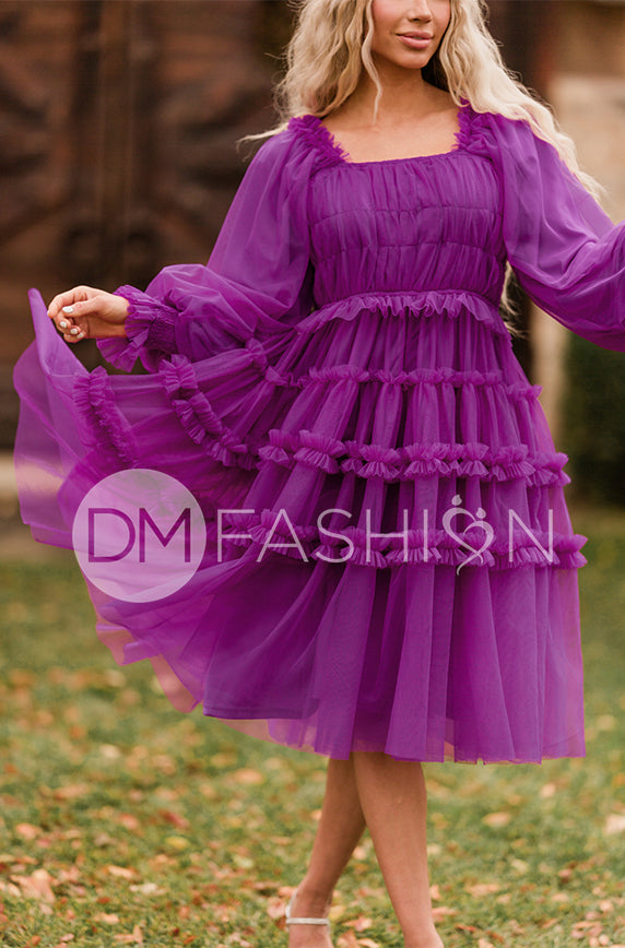 Sasha Purple Potion Dress - DM Exclusive
