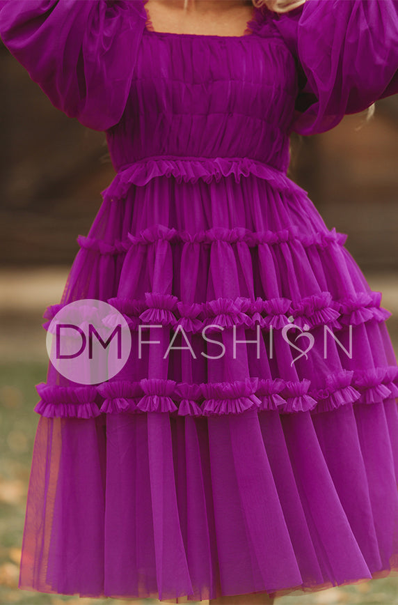 Sasha Purple Potion Dress - DM Exclusive
