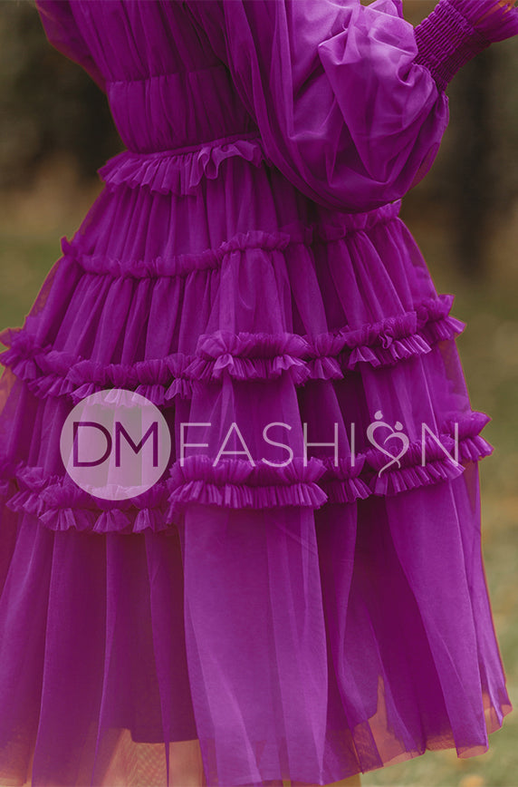 Sasha Purple Potion Dress - DM Exclusive