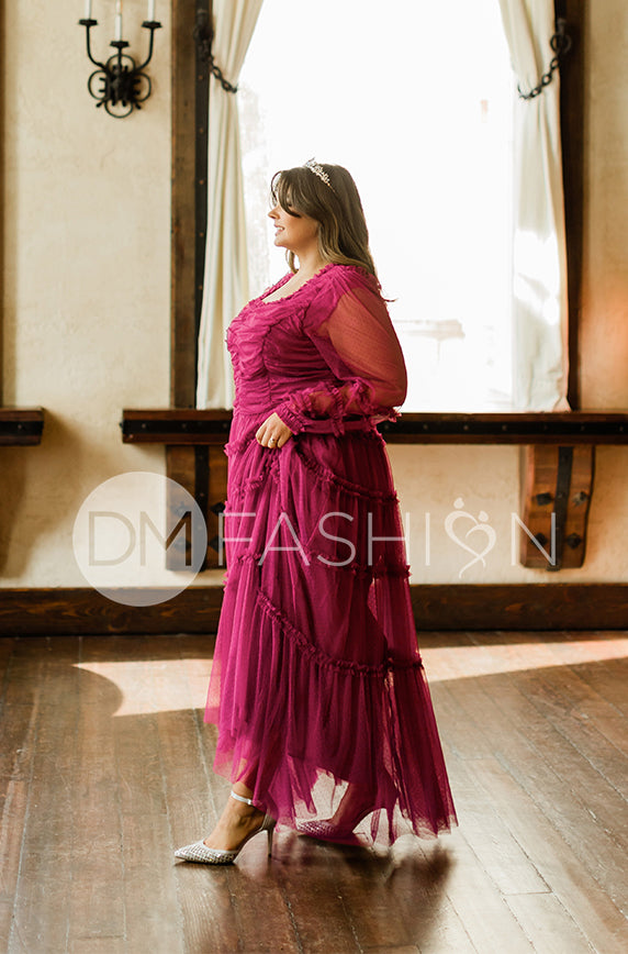 Genevieve Magenta Haze Gown - DM Exclusive