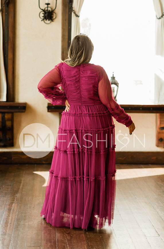Genevieve Magenta Haze Gown - DM Exclusive