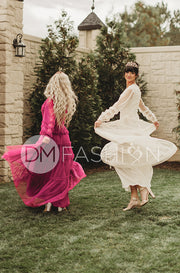 Genevieve Magenta Haze Gown - DM Exclusive