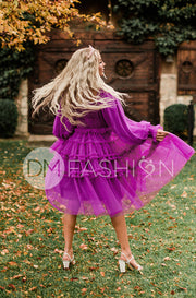 Sasha Purple Potion Dress - DM Exclusive