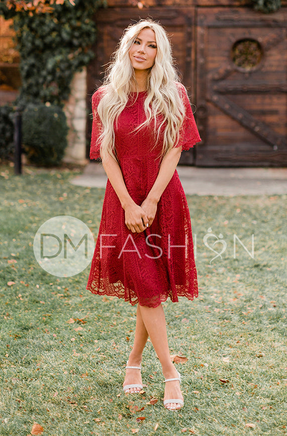 Lillian Chili Pepper Red Dress - DM Exclusive