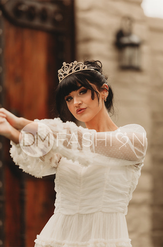 Genevieve Ivory Gown - DM Exclusive - Maternity Friendly