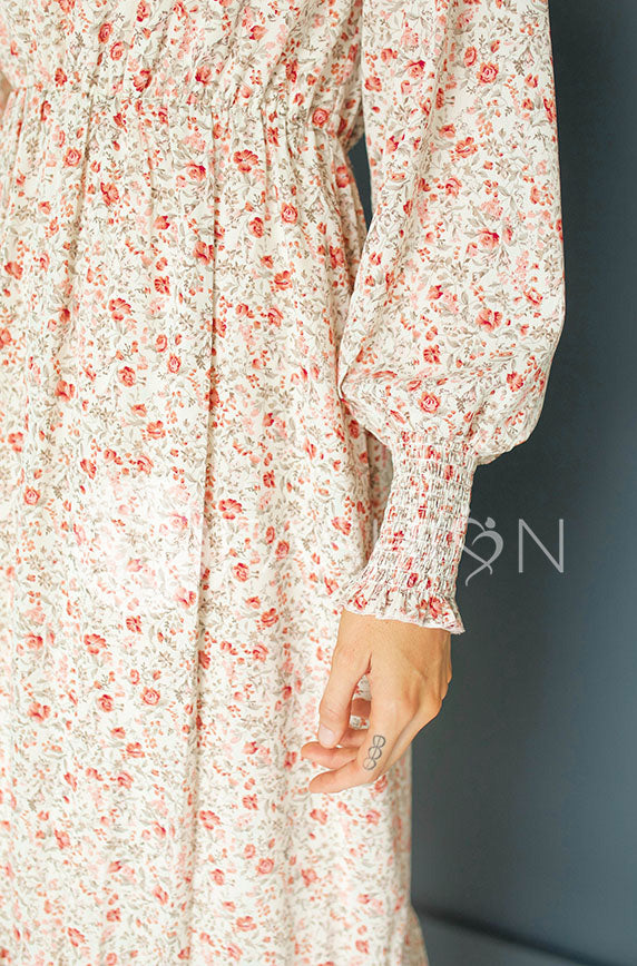 Amy Floral Bud Midi Dress - DM Exclusive - Restocked - FINAL SALE